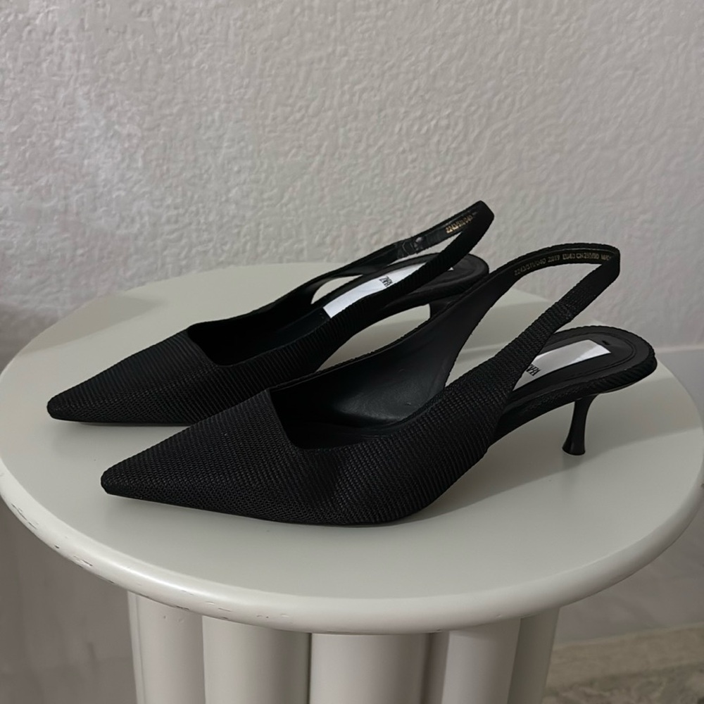 Zara Slingback Heels